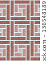 Scandinavian mosaic vector pattern 118 136548189