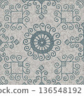 Stone tile mosaic  seamless pattern 136548192