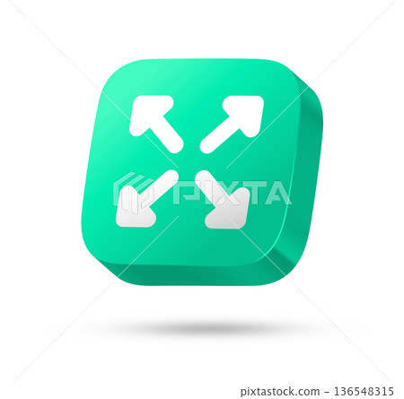 icon enlarge screen icon concept icon enlarge screen icon concept 136548315