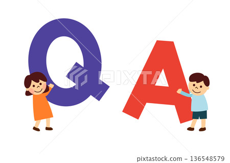 擁有Q和A字母的孩子 136548579