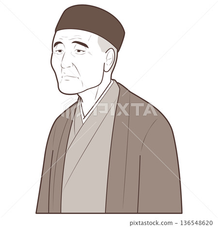 長相酷似年長俳句詩人的男人 136548620