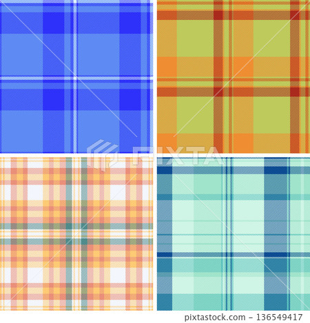 Holiday tartan pack tailored for packaging systems. Coordinated plaid patterns unify product lines. Seamless vectors repeat flawlessly. Holiday tartan pack tailored for packaging systems. Coordinated plaid patterns unify product lines. Seamless vectors repeat flawlessly. 136549417