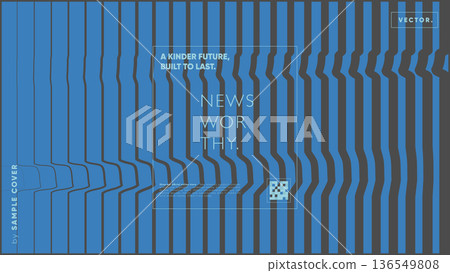 Abstract blue wavy stripes geometric lines modern vector background cover template for technology branding presentation poster and digital media design Abstract blue wavy stripes geometric lines modern vector background cover template for technology branding presentation poster and digital media design 136549808