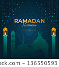 Holy ramadan karim poster design templates 136550593