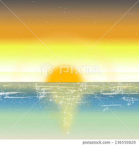 海和太陽 136550820