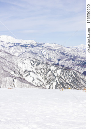 Mountain view from Happo-one Ski Resort in Hakuba Village, Nagano Prefecture Mountain view from Happo-one Ski Resort in Hakuba Village, Nagano Prefecture 136550900