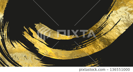 Vector Black and Gold Design Template Vector Black and Gold Design Template 136551000
