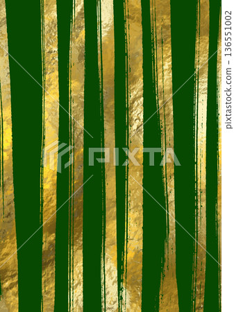 Metallic Green Gold Striped Abstract Background Metallic Green Gold Striped Abstract Background 136551002