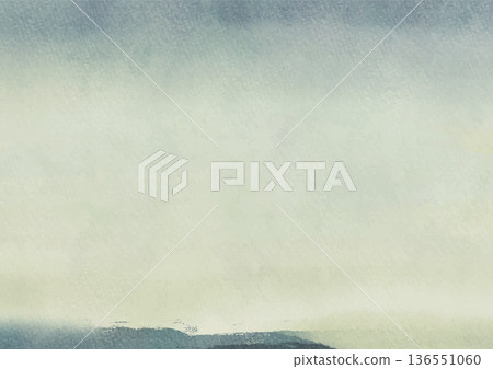 Abstract Watercolor in Soft Pastel Tones vector 136551060