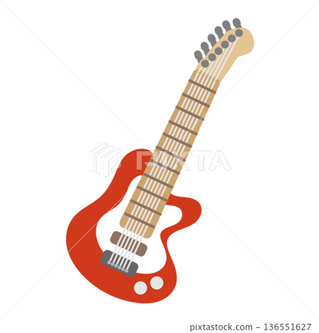 電吉他插圖 136551627