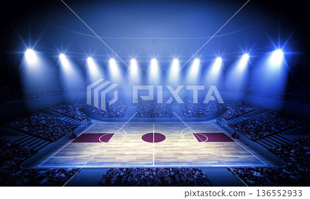 Basketball arena	 136552933