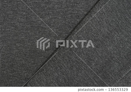 Dense ribbed textile flatlay detail Dense ribbed textile flatlay detail 136553329