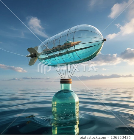 透明氣球 136553425