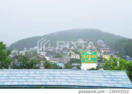 JR北海道函館本線：從小樽站到餘市站的普通列車車窗外景色（2023年夏雨） 136553552