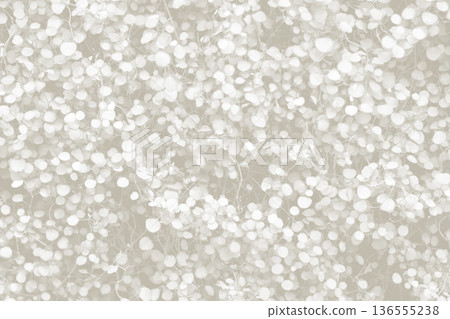 Cloud dancer toned color muehlenbeckia complexa plant background. Monochrome color background. Trendy color 2026. Cloud dancer toned color muehlenbeckia complexa plant background. Monochrome color background. Trendy color 2026. 136555238