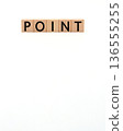 POINT letter block on white background - Simple and bright business material (5:4 vertical:4 horizontal) 136555255