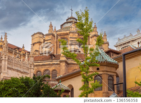 Granada Cathedral and Historic Architecture in Andalusia, Spain 136556358