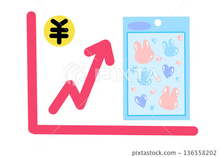 High-rated puffy stickers 136558202