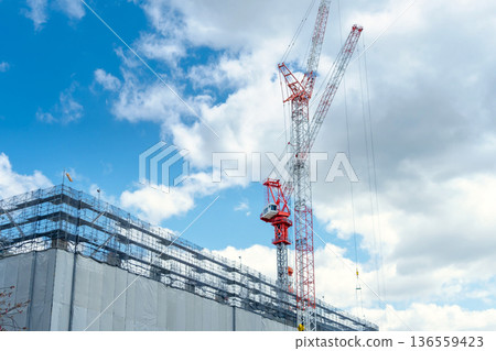 建築施工現場 建築施工現場 136559423