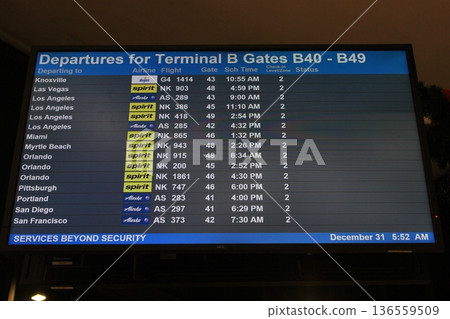 Airports and airplanes, luxury air travel in business class, JAL, ANA, Star Alliance 136559509