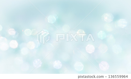 Sparkling soft background of beads Blue blue-gray fairy tale light 136559964
