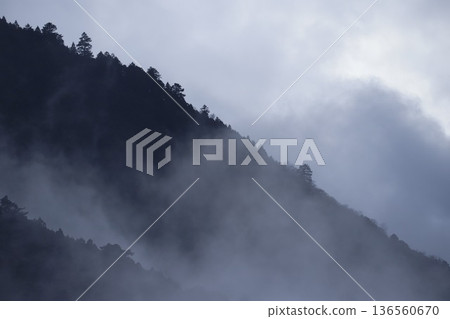 View from Kuonji Temple in Yamanashi 136560670