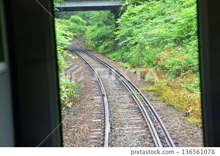 JR Hokkaido Hakodate Main Line: Scenery from the window of a local train from Ginzan Station to Kutchan Station (Summer rain, 2023) JR Hokkaido Hakodate Main Line: Scenery from the window of a local train from Ginzan Station to Kutchan Station (Summer rain, 2023) 136561078