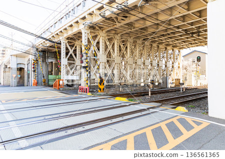 九條高架橋,東福寺站(京阪電車和JR線)附近 九條高架橋,東福寺站(京阪電車和JR線)附近 136561365