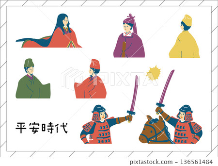 平安時代的歷史人物 平安時代的歷史人物 136561484