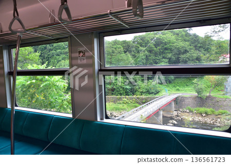 JR北海道函館本線:從俱知安站到昆布站的普通列車車窗外的風景(2023年夏雨) JR北海道函館本線:從俱知安站到昆布站的普通列車車窗外的風景(2023年夏雨) 136561723
