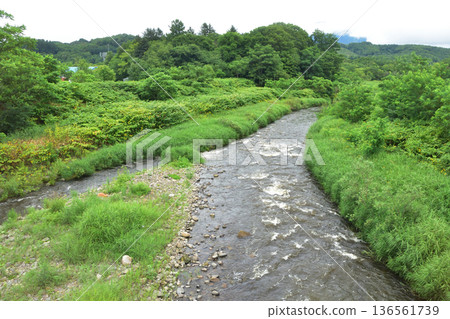 JR Hokkaido Hakodate Main Line: Scenery from the window of a local train from Kutchan Station to Konbu Station (Summer rain, 2023) JR Hokkaido Hakodate Main Line: Scenery from the window of a local train from Kutchan Station to Konbu Station (Summer rain, 2023) 136561739