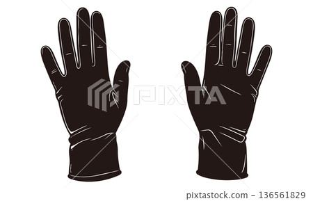 Silhouette [Rubber Gloves] 136561829