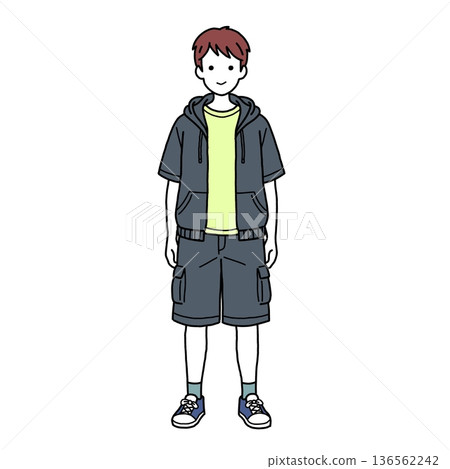 Male student in casual clothes Male student in casual clothes 136562242