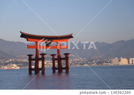 [Miyajima, Hiroshima Prefecture] Itsukushima Shrine Miyajima scenery 136562260