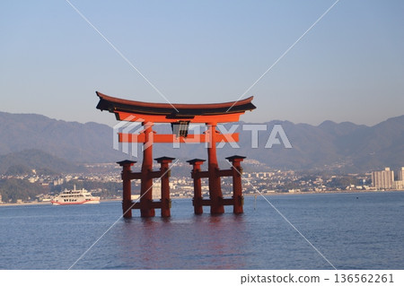【廣島縣宮島市】嚴島神社 宮島景色 136562261