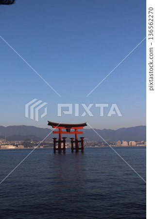 [Miyajima, Hiroshima Prefecture] Itsukushima Shrine Miyajima scenery 136562270