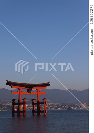 [Miyajima, Hiroshima Prefecture] Itsukushima Shrine Miyajima scenery 136562272