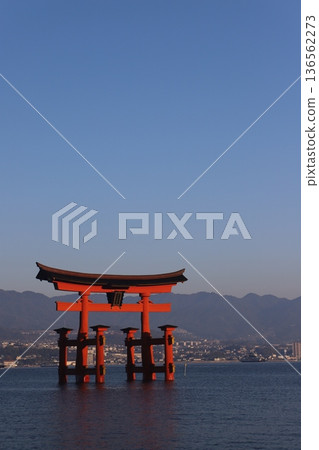 [Miyajima, Hiroshima Prefecture] Itsukushima Shrine Miyajima scenery 136562273