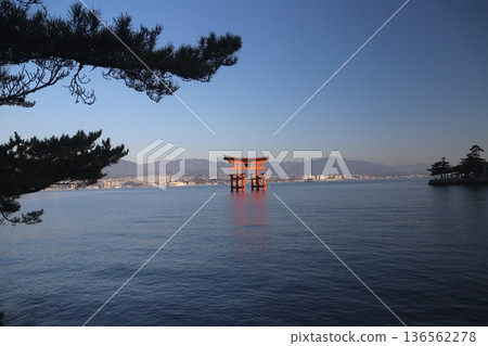 [Miyajima, Hiroshima Prefecture] Itsukushima Shrine Miyajima scenery 136562278