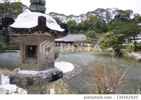 Joruriji snow scene 136562920