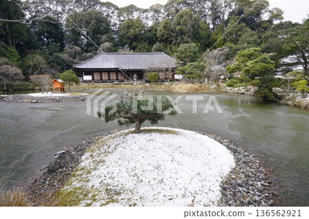 Joruriji snow scene 136562921
