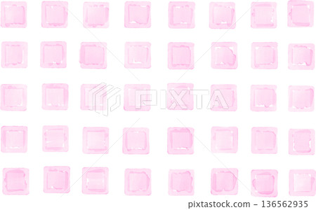 Watercolor pink cherry blossom hand-painted window pattern (painted type) Watercolor pink cherry blossom hand-painted window pattern (painted type) 136562935