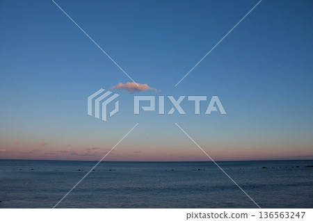 Sky and sea Sky and sea 136563247