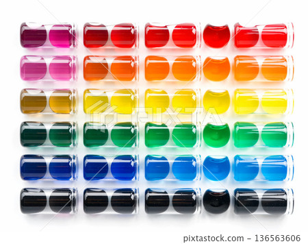 Colorful paint colors 136563606