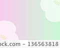 Hinamatsuri style soft abstract background material 136563818