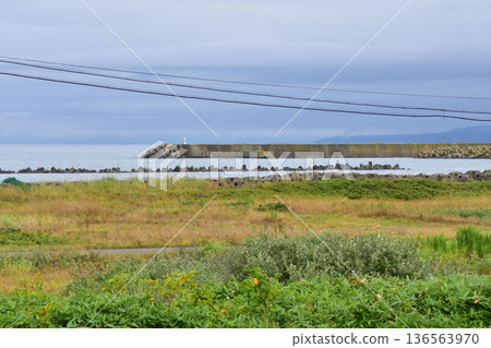 JR Hokkaido Hakodate Main Line: Scenery from the window of a local train from Yamazaki Station to Yamakoshi Station (Summer rain, 2023) JR Hokkaido Hakodate Main Line: Scenery from the window of a local train from Yamazaki Station to Yamakoshi Station (Summer rain, 2023) 136563970