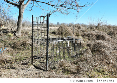 Wild boar capture cage_02 136564763