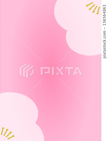 梅花與日式垂直設計 梅花與日式垂直設計 136564863