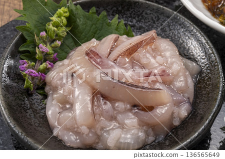 美味的魷魚鹹魚 136565649