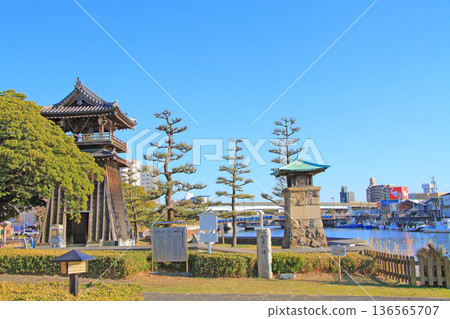 愛知縣名古屋市宮之渡公園風景 愛知縣名古屋市宮之渡公園風景 136565707
